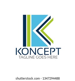 K Letter Logo Template