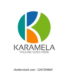 K Letter Logo Template