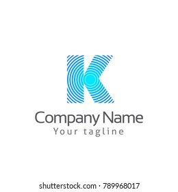 K LETTER LOGO TEMPLATE