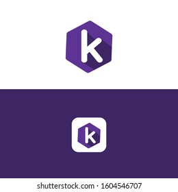 K letter logo Template design vector