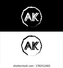 Diseño de plantillas de logotipo de letras K