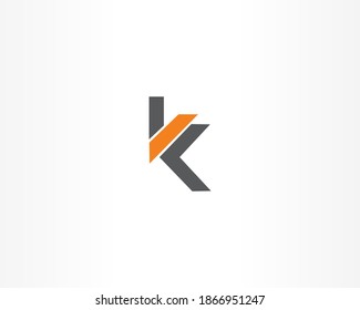 Icono de la plantilla de logotipo de la letra K