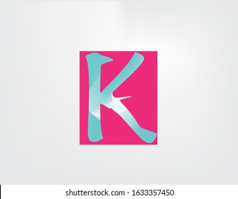 K letter logo. This is a vector