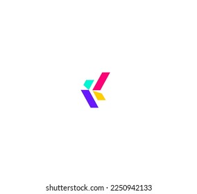 K Letter Logo Usable Vector Template Abstract Monogram Symbol 