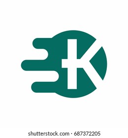 K letter logo vector