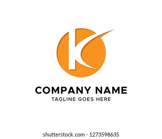 K Letter Logo Vector Design