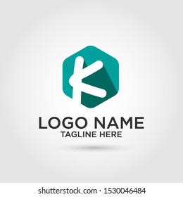 K letter logo vector Logo design that is easy to edit and ready to be used as a symbol of your business or product. - Vector