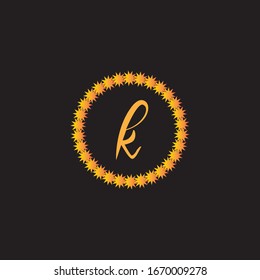 K letter logo vector design