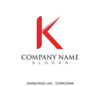 K Letter logo vector icon