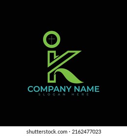 K Letter logo vector illustration design