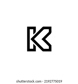k letter logo vector illustration