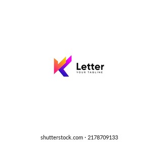 K Letter Logo Vector Template Abstract Monogram Symbol