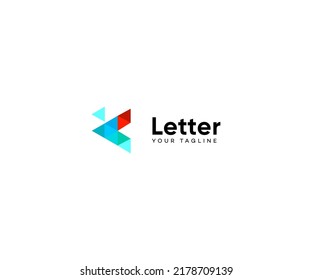 K Letter Logo Vector Template Abstract Monogram Symbol