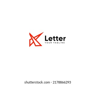 K Letter Logo Vector Template Abstract Monogram Symbol