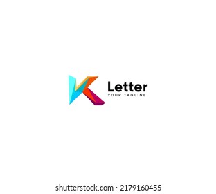 K Letter Logo Vector Template Abstract Monogram Symbol