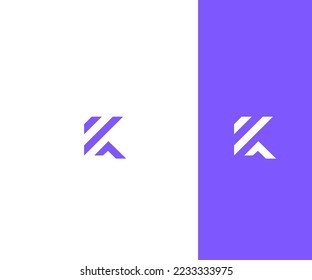 K Letter Logo Vector Template Abstract Monogram Symbol. Usable for Business sport, technology, fashion, digital And future creative logo