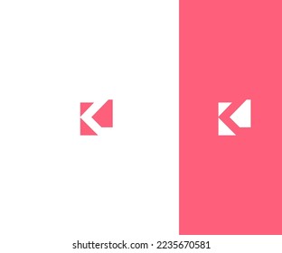 K Letter Logo Vector Template Abstract Monogram Symbol. Usable for Business sport, technology, fashion, digital And future creative logo