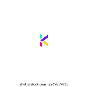 K Letter Logo Vector Template Abstract Monogram Symbol 