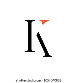 k letter logo and vetor