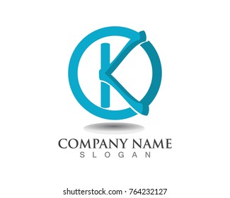 K letter logos template symbols