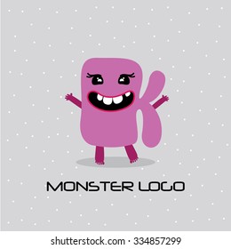 K Letter Monster Logo