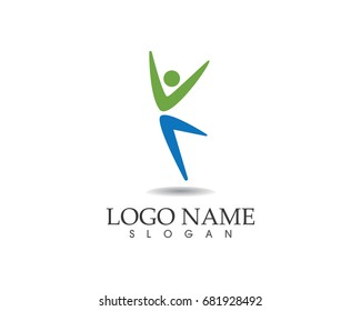 K Letter People Logo Design