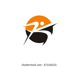 K letter as stick figure
