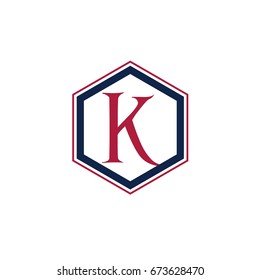 K letter vector design icon. K logo.