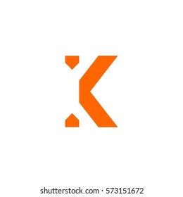 k letter vector logo