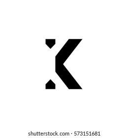 k letter vector logo