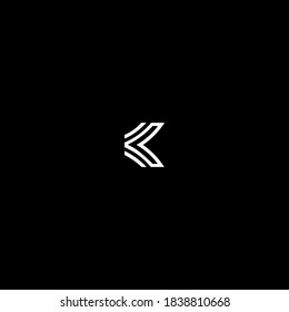 k letter vector logo abstract