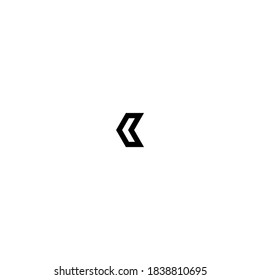 k letter vector logo abstract