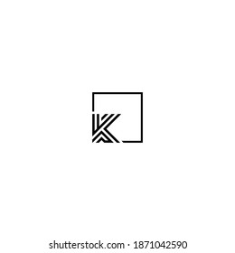 k letter vector logo abstract