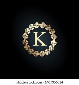 K LETTER VECTOR LOGO APHABET ICON