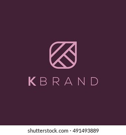 K letter vector logo business design template (sign, symbol, icon, emblem)