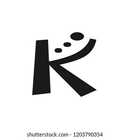 k letter vector logo design