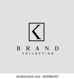K letter vector logo design (sign, symbol, icon, emblem)