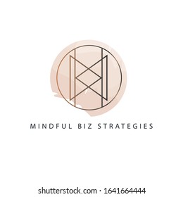 K letter vector logo. Geometric emblem. Lineat vector business logo