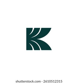 K letter vector logo template design	