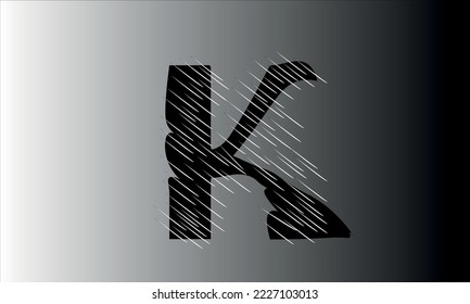 k letter vector new design