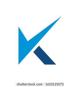 K Logo can be used for company, icon, and others.