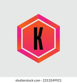 K logo Colorful Vector Design. Icon Concept. Abstract modern
