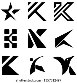 k logo design