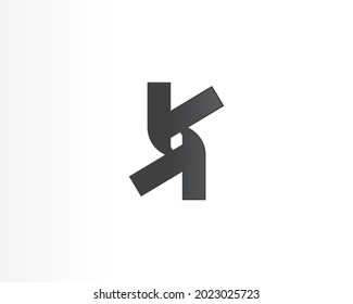 Icono de diseño de logotipo K