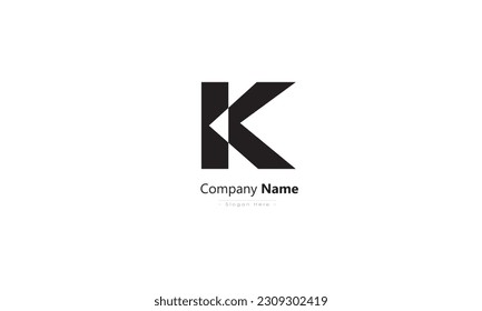 k logo design, latter K design