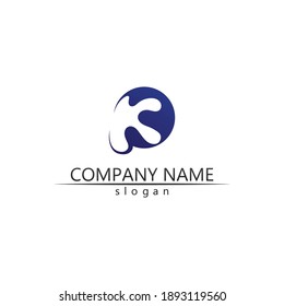 K logo design K letter font Concept Business logo vector and design initial company