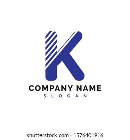 K Logo Design. K Letter Logo Icon Vector Illustration - Vector