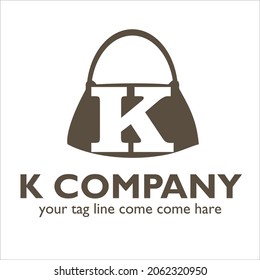 K logo design on Fashion theme