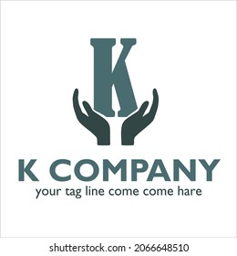 K-Logo-Design auf religiösem Thema