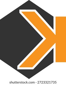 Diseño del logotipo de K. Diseño del logotipo del polígono